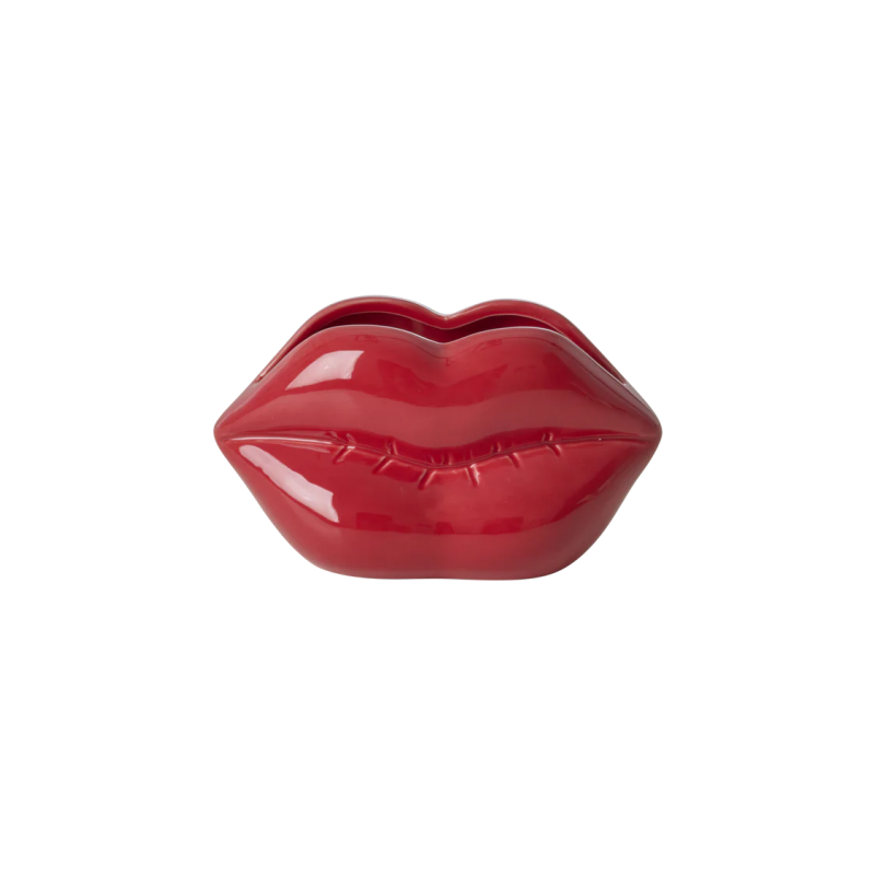 Vase lèvre | Rouge