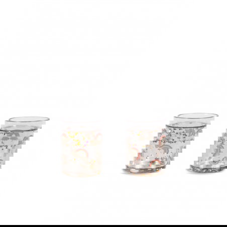 Lot de 2 verres à paillettes | Rainbow - Konges Slojd
