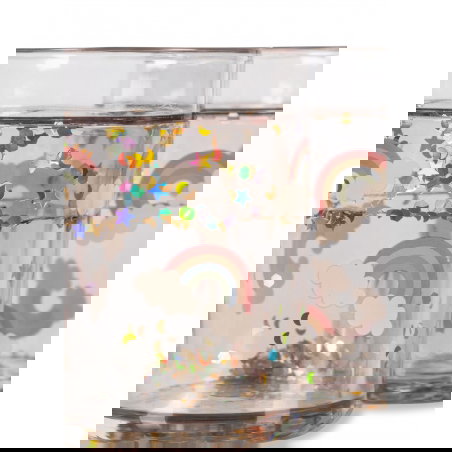 Lot de 2 verres à paillettes | Rainbow - Konges Slojd