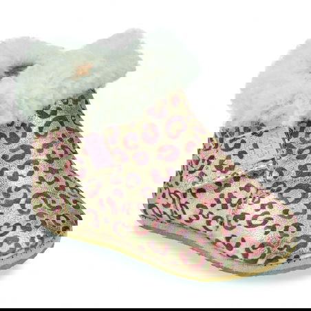 Chaussons fourrés Foublu | Léopard - Easy Peasy