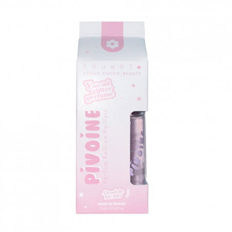 Parfum roll-on pailleté | Pivoine - Inuwet