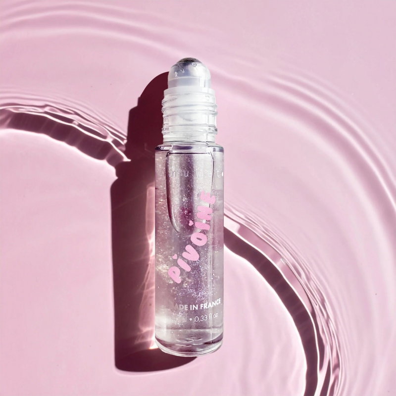 Parfum roll-on pailleté | Pivoine