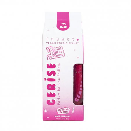 Parfum roll-on pailleté | Cerise - Inuwet