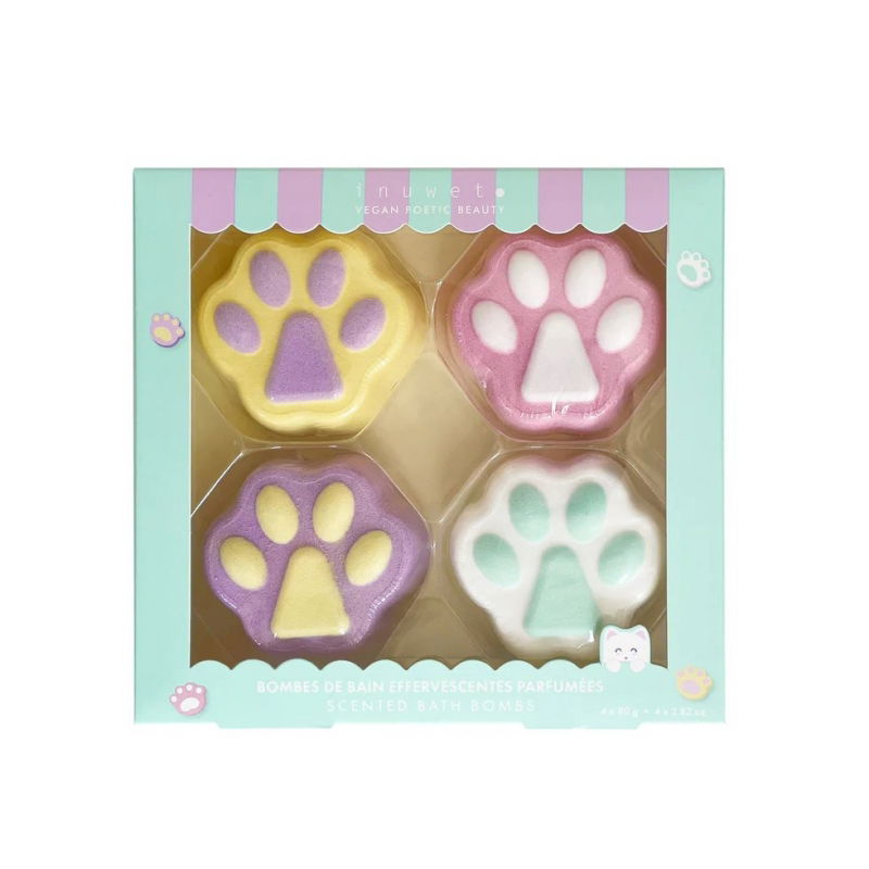 Coffret 4 bombes de bain | Fizzy Kitty