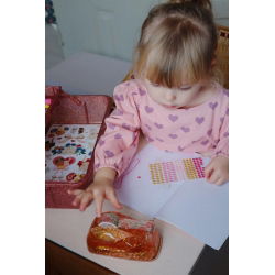 Valisette de papeterie | Rose