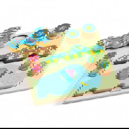 Puzzle relief | Roll Bariolo - Djeco