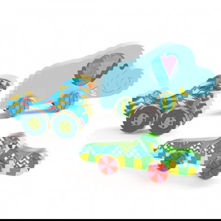 Puzzle relief | Roll Bariolo - Djeco