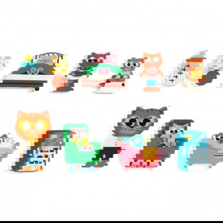 Puzzle 22 pièces | Puzzlo House - Djeco