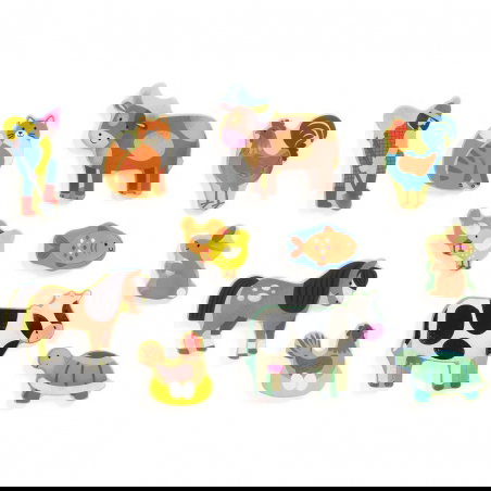 Puzzle 22 pièces | Puzzlo Campo - Djeco