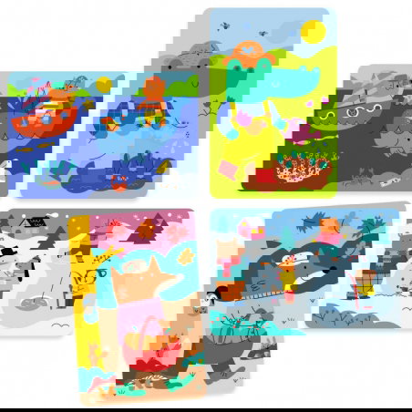 Mini Coloriages magiques | 4 saisons - Djeco