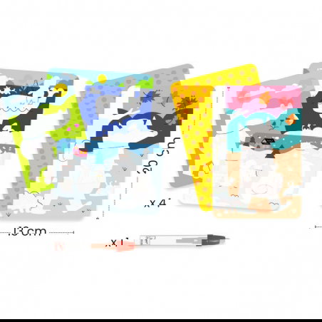 Mini Coloriages magiques | 4 saisons - Djeco