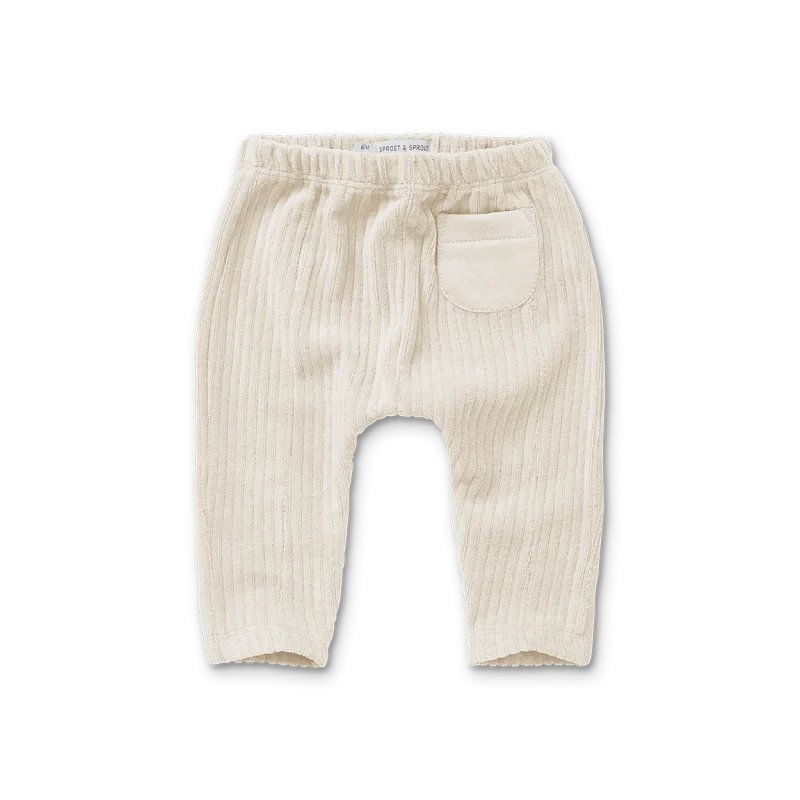 Pantalon velours | Ivoire