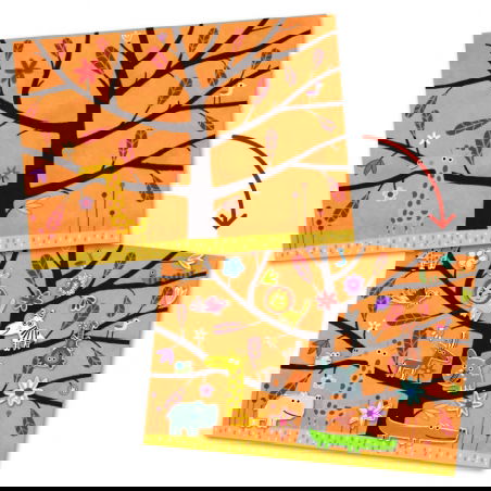 Créer avec des stickers | Chat perché ! - Djeco