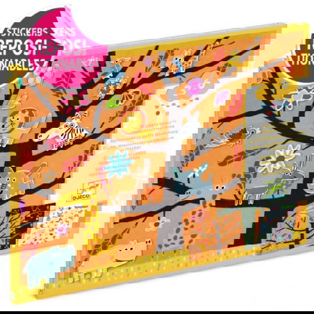 Créer avec des stickers | Chat perché ! - Djeco