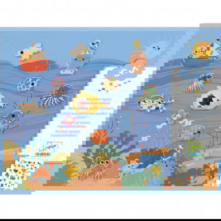 Créer avec des stickers | Summertime - Djeco