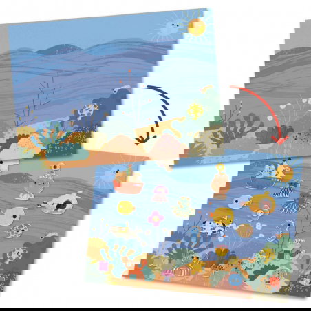 Créer avec des stickers | Summertime - Djeco