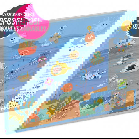 Créer avec des stickers | Summertime - Djeco