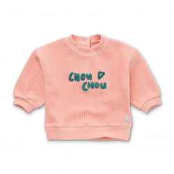 Sweat velours chou chou