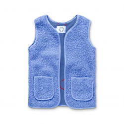 Veste sans manches teddy