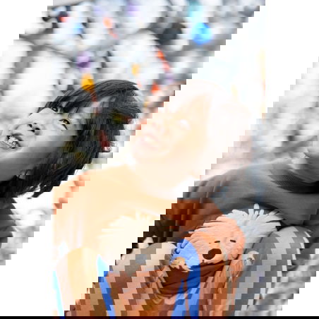 Legging d'hiver | Rayures multicolores - Sproet & Sprout