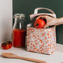 Lunchbag isotherme nid d'abeilles | Mauvre sakura