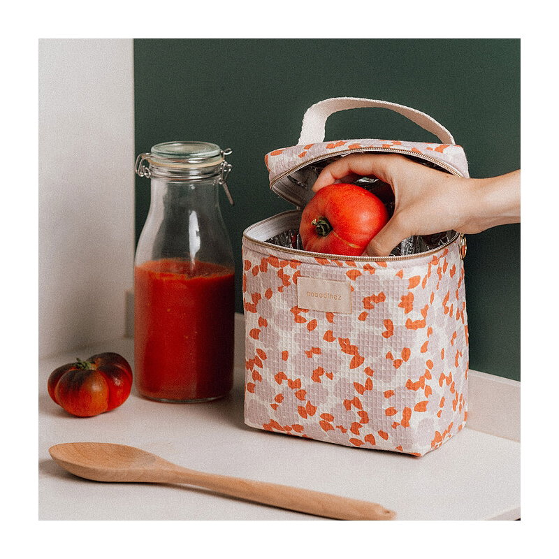 Lunchbag isotherme nid d'abeilles | Mauvre sakura