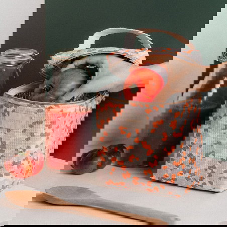 Lunchbag isotherme nid d'abeilles | Mauvre sakura - Nobodinoz