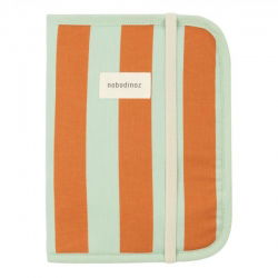 Protège carnet de santé stories | Orange et vert