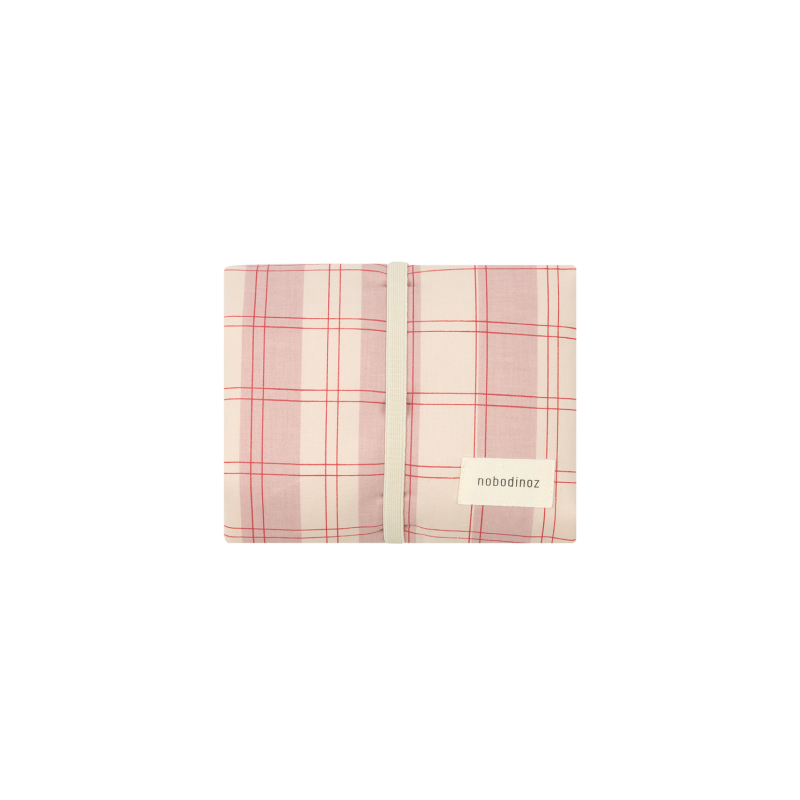 Matelas  à langer nomade | Carreaux roses