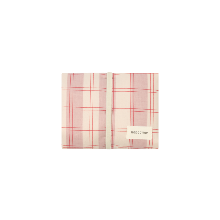 Matelas  à langer nomade | Carreaux roses - Nobodinoz