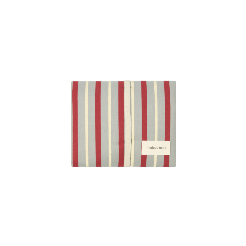 Matelas  à langer nomade | Rouge et bleu