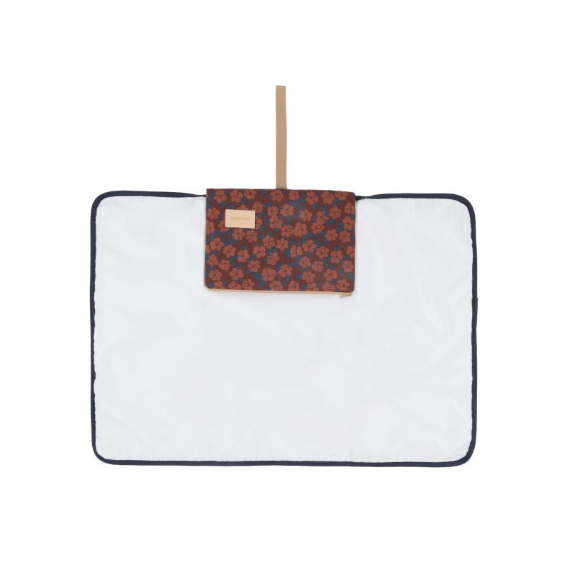 Matelas à langer nomade Stories | Maroon Poppies