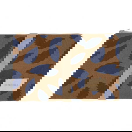 Matelas à langer nomade Hyde park | Blue Leaves - Nobodinoz