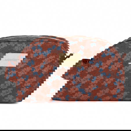 Trousse de toilette Hyde park | Maroon Poppies - Nobodinoz