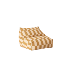 Fauteuil pouf | Moutarde et sable - Nobodinoz