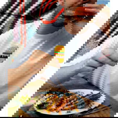 Porte-monnaie sans contact Walkie | Burger - Money Walkie