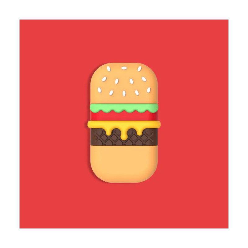 Porte-monnaie sans contact Walkie | Burger