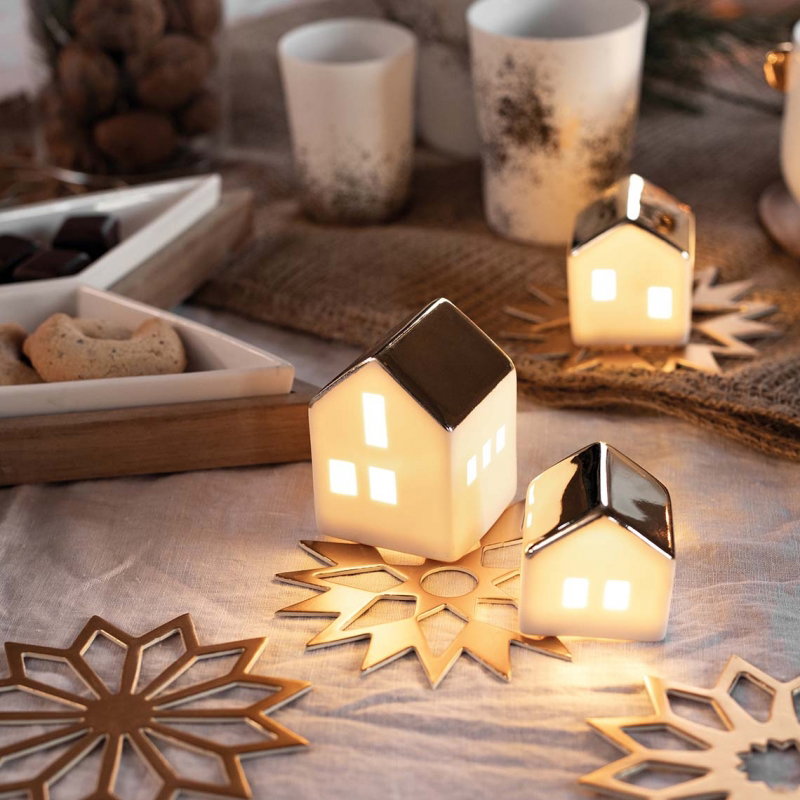 Mini maison toit marron (L)