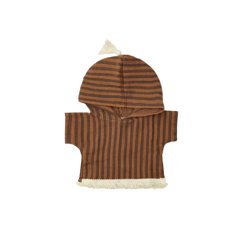 Poncho de plage en gaze de coton pour poupée