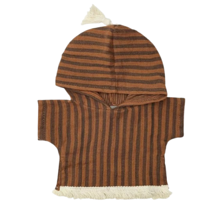 Poncho de plage en gaze de coton pour poupée - Minikane