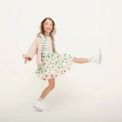 Tutu paillettes | Cœurs rouges