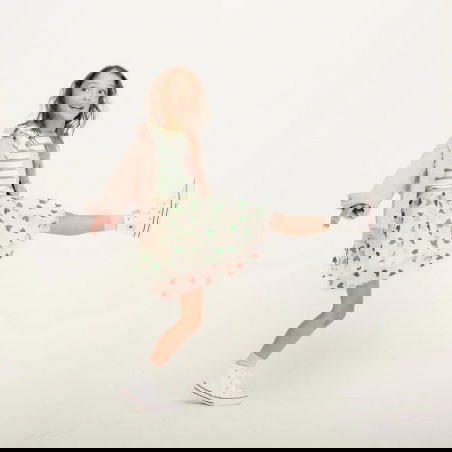 Tutu paillettes | Cœurs verts