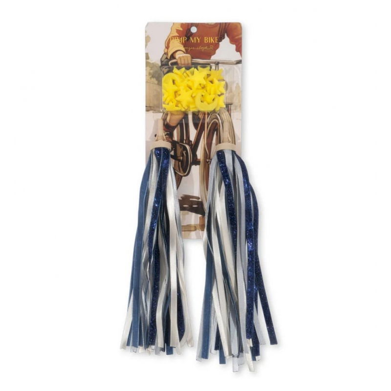 Franges à vélo | Dark Blue Glitter