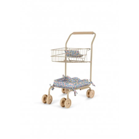 Chariot de courses pour poupée | Fleur Rosier - Konges Slojd