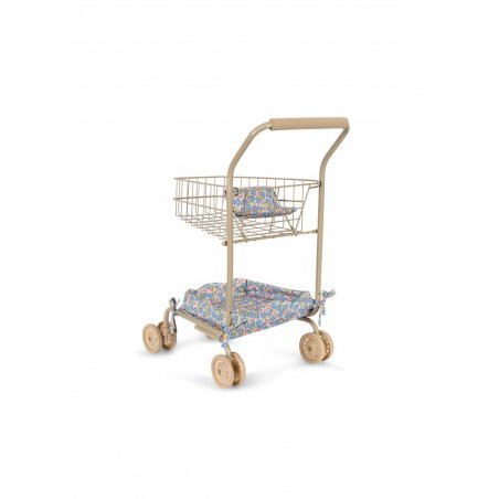 Chariot de courses pour poupée | Fleur Rosier - Konges Slojd