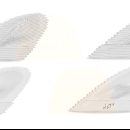 Bonnet coton Fio - Lot de 2 | Blue mix - Konges Slojd