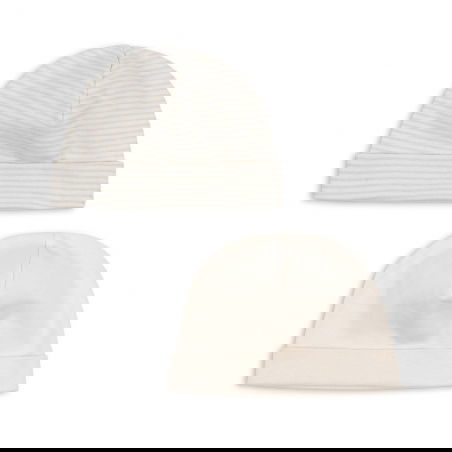 Bonnet coton Fio - Lot de 2 | Blue mix - Konges Slojd