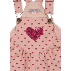 Salopette Nola | Coeur Sequin