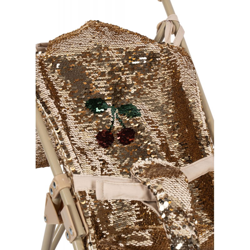 Poussette canne | Paillettes cerise