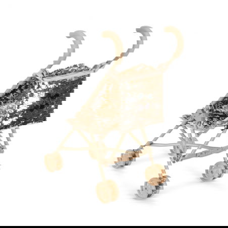 Poussette canne | Paillettes cerise - Konges Slojd